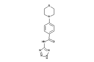 4-morpholino-N-(2H-tetrazol-5-yl)benzamide