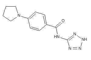 4-pyrrolidino-N-(2H-tetrazol-5-yl)benzamide