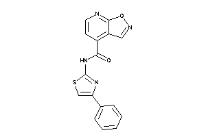 N-(4-phenylthiazol-2-yl)isoxazolo[5,4-b]pyridine-4-carboxamide