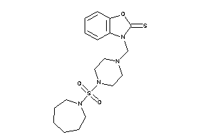 3-[[4-(azepan-1-ylsulfonyl)piperazino]methyl]-1,3-benzoxazole-2-thione