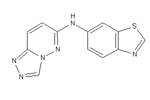 1,3-benzothiazol-6-yl([1,2,4]triazolo[3,4-f]pyridazin-6-yl)amine