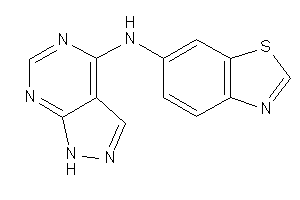 1,3-benzothiazol-6-yl(1H-pyrazolo[3,4-d]pyrimidin-4-yl)amine