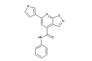 N-phenyl-6-(3-thienyl)isoxazolo[5,4-b]pyridine-4-carboxamide