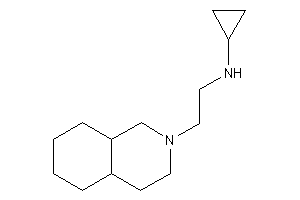 2-(3,4,4a,5,6,7,8,8a-octahydro-1H-isoquinolin-2-yl)ethyl-cyclopropyl-amine