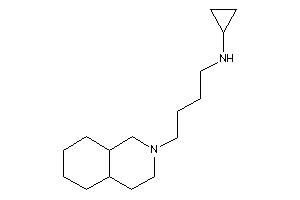 4-(3,4,4a,5,6,7,8,8a-octahydro-1H-isoquinolin-2-yl)butyl-cyclopropyl-amine