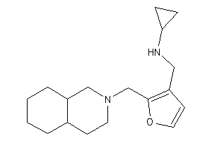 [2-(3,4,4a,5,6,7,8,8a-octahydro-1H-isoquinolin-2-ylmethyl)-3-furyl]methyl-cyclopropyl-amine