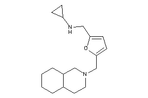 [5-(3,4,4a,5,6,7,8,8a-octahydro-1H-isoquinolin-2-ylmethyl)-2-furyl]methyl-cyclopropyl-amine