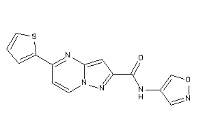 N-isoxazol-4-yl-5-(2-thienyl)pyrazolo[1,5-a]pyrimidine-2-carboxamide