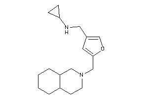 [5-(3,4,4a,5,6,7,8,8a-octahydro-1H-isoquinolin-2-ylmethyl)-3-furyl]methyl-cyclopropyl-amine