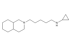 5-(3,4,4a,5,6,7,8,8a-octahydro-1H-isoquinolin-2-yl)pentyl-cyclopropyl-amine