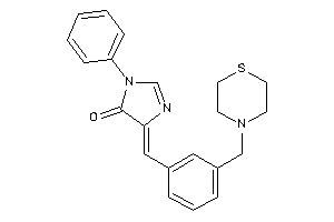 3-phenyl-5-[3-(thiomorpholinomethyl)benzylidene]-2-imidazolin-4-one