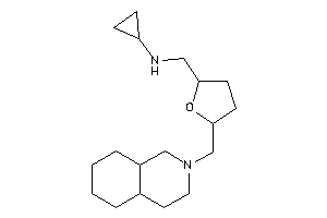 [5-(3,4,4a,5,6,7,8,8a-octahydro-1H-isoquinolin-2-ylmethyl)tetrahydrofuran-2-yl]methyl-cyclopropyl-amine