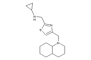 [4-(3,4,4a,5,6,7,8,8a-octahydro-2H-quinolin-1-ylmethyl)thiazol-2-yl]methyl-cyclopropyl-amine