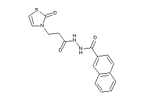 N'-[3-(2-keto-4-thiazolin-3-yl)propanoyl]naphthalene-2-carbohydrazide