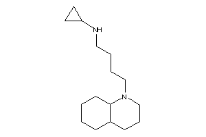 4-(3,4,4a,5,6,7,8,8a-octahydro-2H-quinolin-1-yl)butyl-cyclopropyl-amine