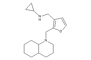 [2-(3,4,4a,5,6,7,8,8a-octahydro-2H-quinolin-1-ylmethyl)-3-furyl]methyl-cyclopropyl-amine