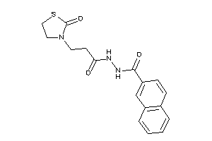 N'-[3-(2-ketothiazolidin-3-yl)propanoyl]naphthalene-2-carbohydrazide