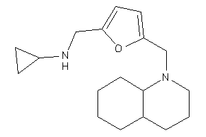 [5-(3,4,4a,5,6,7,8,8a-octahydro-2H-quinolin-1-ylmethyl)-2-furyl]methyl-cyclopropyl-amine