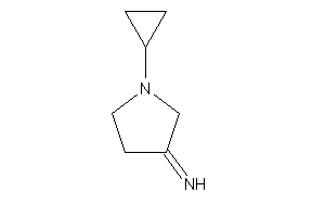 Image of (1-cyclopropylpyrrolidin-3-ylidene)amine