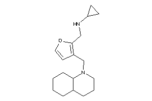 [3-(3,4,4a,5,6,7,8,8a-octahydro-2H-quinolin-1-ylmethyl)-2-furyl]methyl-cyclopropyl-amine