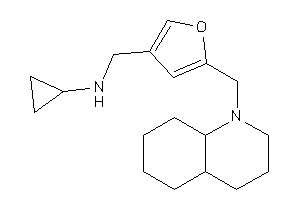 [5-(3,4,4a,5,6,7,8,8a-octahydro-2H-quinolin-1-ylmethyl)-3-furyl]methyl-cyclopropyl-amine