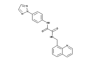 N-(8-quinolylmethyl)-N'-[4-(triazol-2-yl)phenyl]oxamide