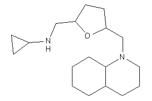 [5-(3,4,4a,5,6,7,8,8a-octahydro-2H-quinolin-1-ylmethyl)tetrahydrofuran-2-yl]methyl-cyclopropyl-amine