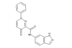 N-(1H-indazol-6-yl)-4-keto-1-phenyl-pyridazine-3-carboxamide