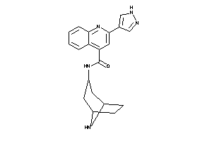 N-(8-azabicyclo[3.2.1]octan-3-yl)-2-(1H-pyrazol-4-yl)cinchoninamide