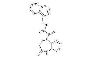 2-keto-2-(4-keto-3,5-dihydro-2H-1,5-benzodiazepin-1-yl)-N-(8-quinolylmethyl)acetamide