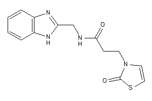 N-(1H-benzimidazol-2-ylmethyl)-3-(2-keto-4-thiazolin-3-yl)propionamide