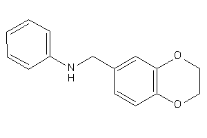 2,3-dihydro-1,4-benzodioxin-7-ylmethyl(phenyl)amine