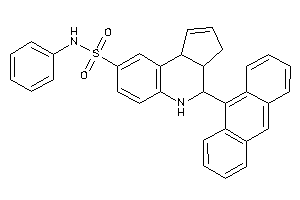 4-(9-anthryl)-N-phenyl-3a,4,5,9b-tetrahydro-3H-cyclopenta[c]quinoline-8-sulfonamide