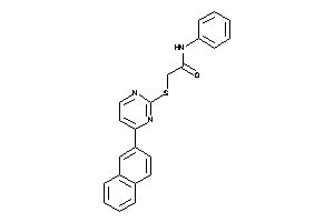 2-[[4-(2-naphthyl)pyrimidin-2-yl]thio]-N-phenyl-acetamide