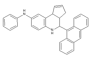 [4-(9-anthryl)-3a,4,5,9b-tetrahydro-3H-cyclopenta[c]quinolin-8-yl]-phenyl-amine