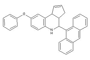 4-(9-anthryl)-8-phenoxy-3a,4,5,9b-tetrahydro-3H-cyclopenta[c]quinoline