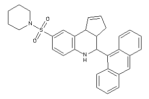 4-(9-anthryl)-8-piperidinosulfonyl-3a,4,5,9b-tetrahydro-3H-cyclopenta[c]quinoline