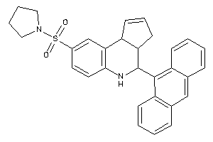 4-(9-anthryl)-8-pyrrolidinosulfonyl-3a,4,5,9b-tetrahydro-3H-cyclopenta[c]quinoline