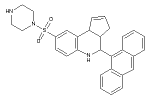 4-(9-anthryl)-8-piperazinosulfonyl-3a,4,5,9b-tetrahydro-3H-cyclopenta[c]quinoline