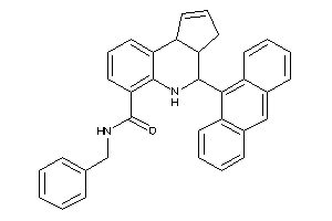 4-(9-anthryl)-N-benzyl-3a,4,5,9b-tetrahydro-3H-cyclopenta[c]quinoline-6-carboxamide