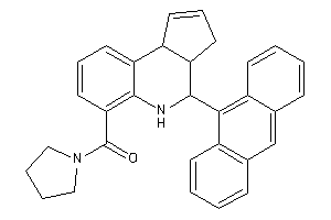 [4-(9-anthryl)-3a,4,5,9b-tetrahydro-3H-cyclopenta[c]quinolin-6-yl]-pyrrolidino-methanone