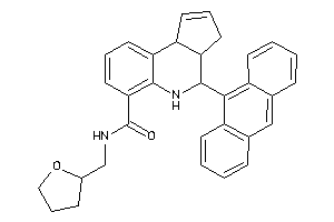 4-(9-anthryl)-N-(tetrahydrofurfuryl)-3a,4,5,9b-tetrahydro-3H-cyclopenta[c]quinoline-6-carboxamide