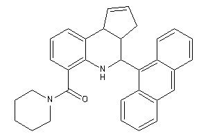 [4-(9-anthryl)-3a,4,5,9b-tetrahydro-3H-cyclopenta[c]quinolin-6-yl]-piperidino-methanone
