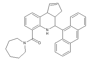 [4-(9-anthryl)-3a,4,5,9b-tetrahydro-3H-cyclopenta[c]quinolin-6-yl]-(azepan-1-yl)methanone