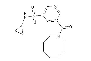 3-(azocane-1-carbonyl)-N-cyclopropyl-benzenesulfonamide