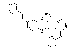 4-(9-anthryl)-8-benzoxy-3a,4,5,9b-tetrahydro-3H-cyclopenta[c]quinoline