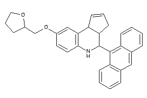 4-(9-anthryl)-8-(tetrahydrofurfuryloxy)-3a,4,5,9b-tetrahydro-3H-cyclopenta[c]quinoline