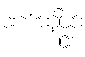 4-(9-anthryl)-8-phenethyloxy-3a,4,5,9b-tetrahydro-3H-cyclopenta[c]quinoline