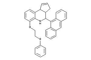 4-(9-anthryl)-6-(2-phenoxyethoxy)-3a,4,5,9b-tetrahydro-3H-cyclopenta[c]quinoline