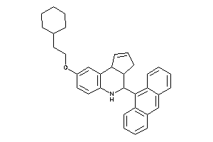 4-(9-anthryl)-8-(2-cyclohexylethoxy)-3a,4,5,9b-tetrahydro-3H-cyclopenta[c]quinoline